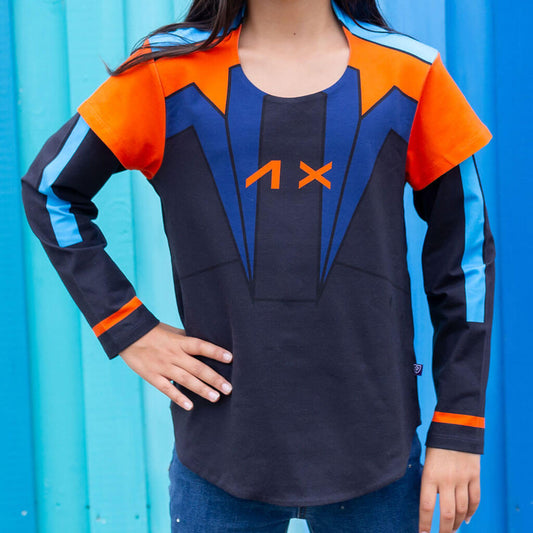 Artemis Astronaut Double Sleeve Tunic Shirt