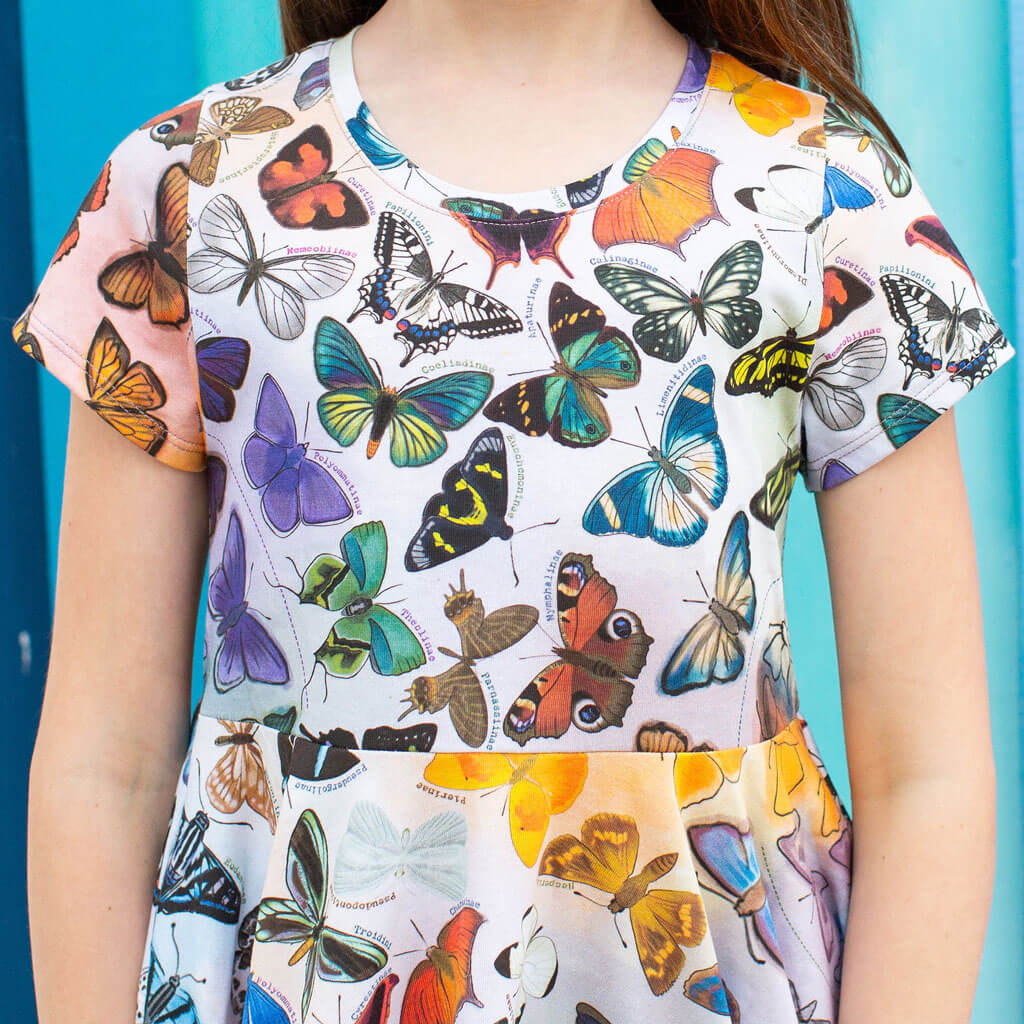 Butterfly Evolution Super Twirler Dress with Pockets