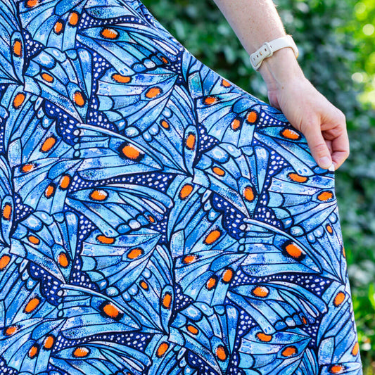 Adult "Ready for My Close Up" Butterfly Wings Skirt With Pockets