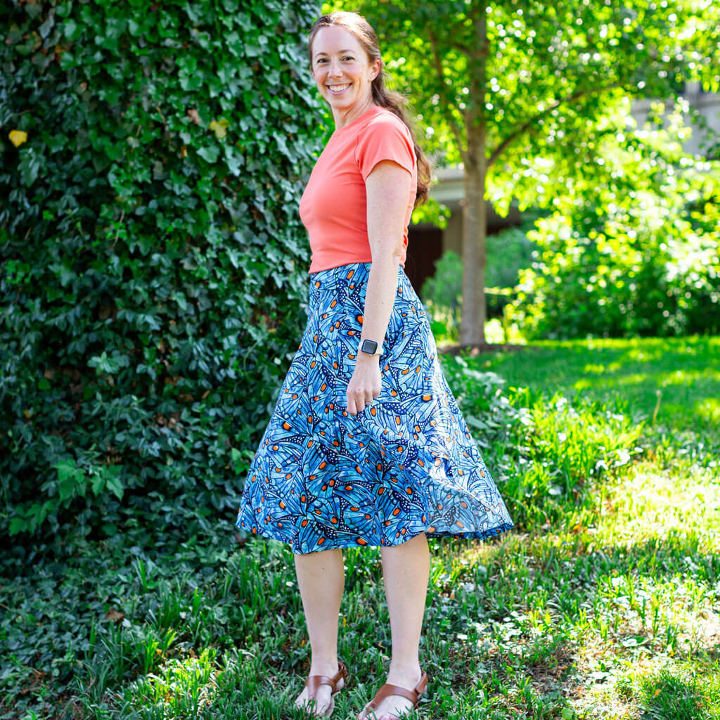 Adult "Ready for My Close Up" Butterfly Wings Skirt With Pockets