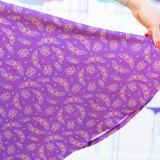 Adult "Emergence" Cicadas Super Twirler Dress with Pockets