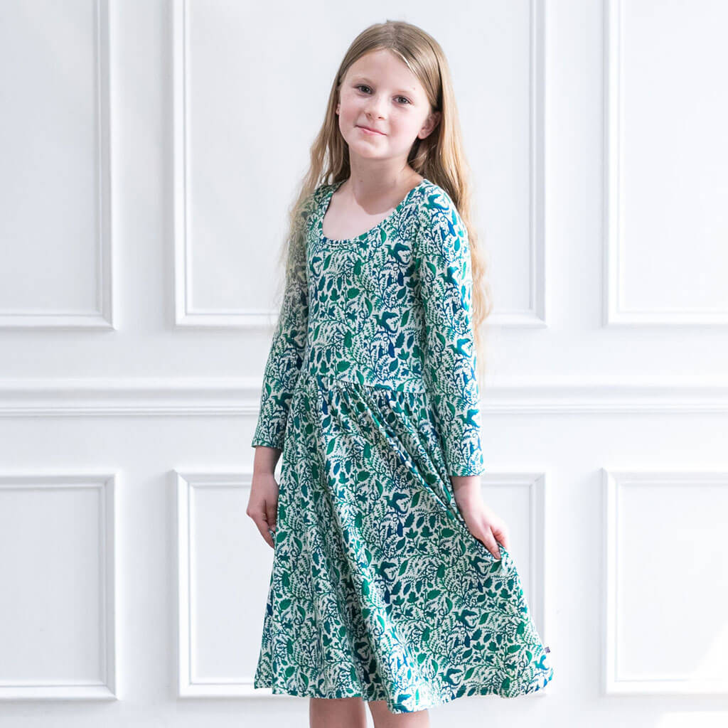 "Once Upon a Vine" Fairy Tale Ivy Dress with Pockets