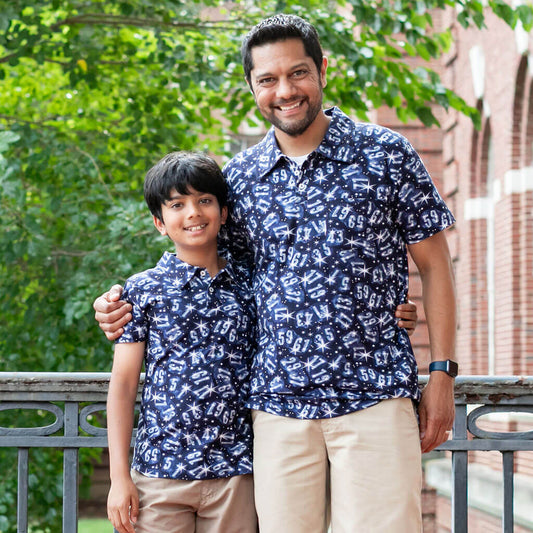 Twin Prime Numbers Short Sleeve Polo Shirt