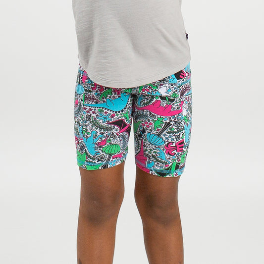 "She-Rex" Dinosaur Shorts with Pockets