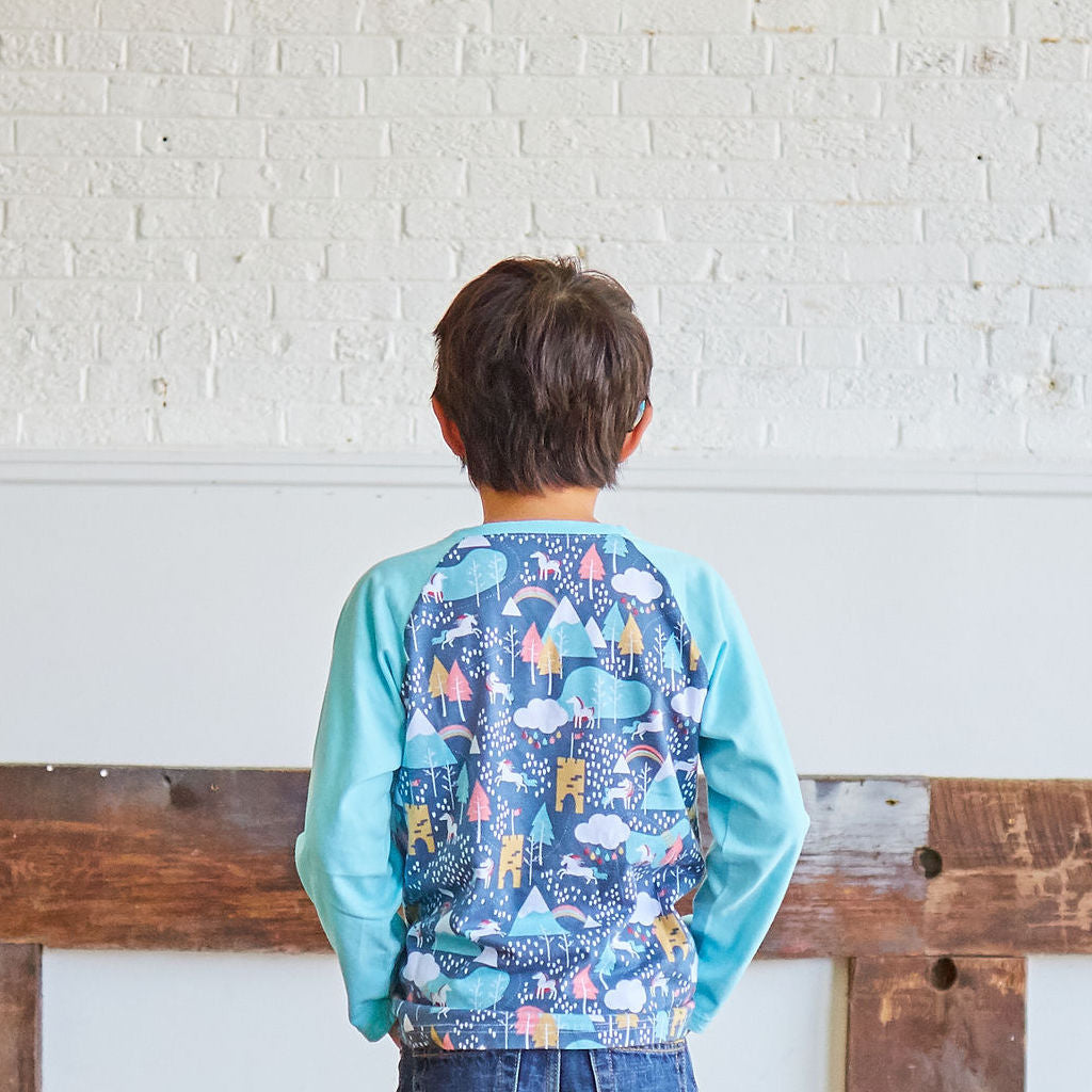 Unicorn Adventures Long Sleeve Raglan Shirt