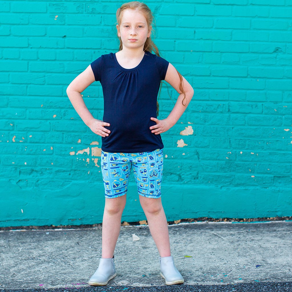 "Jar Jar Bugs" Insects Shorts with Pockets