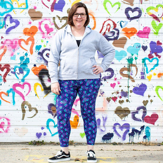 Gaming Dice Leggings with Pockets - Adult