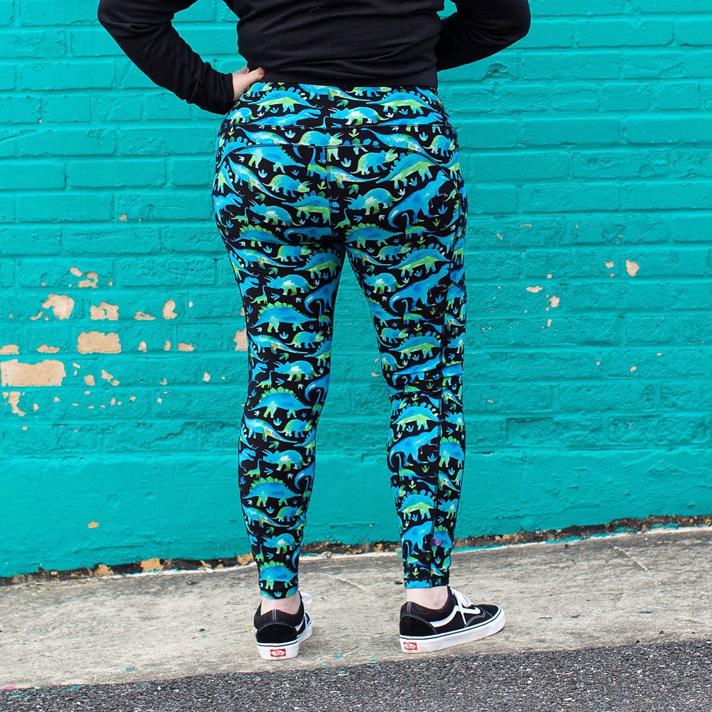 Dinosaurs Leggings with Pockets - Adult