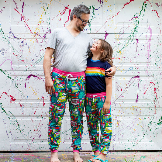 "Anything is Popsicle" Ice Cream Trucks French Terry Jogger Pants