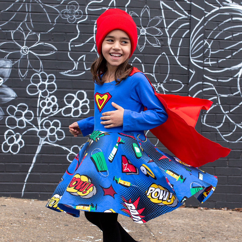 Medical Superheroes Super Twirler Dress