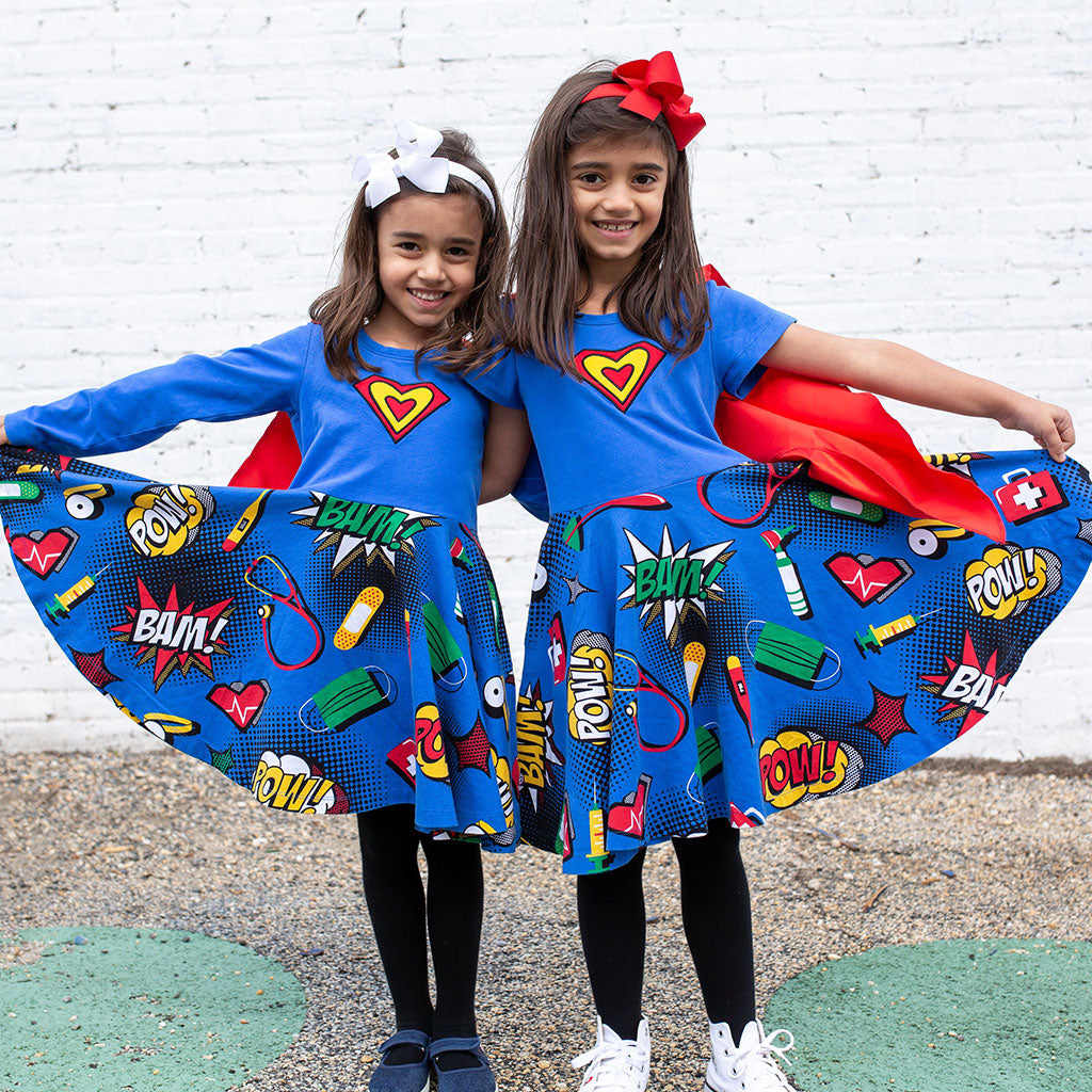 Medical Superheroes Super Twirler Dress