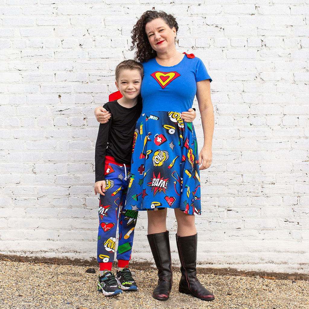 Medical Superheroes Super Twirler Dress - Adult