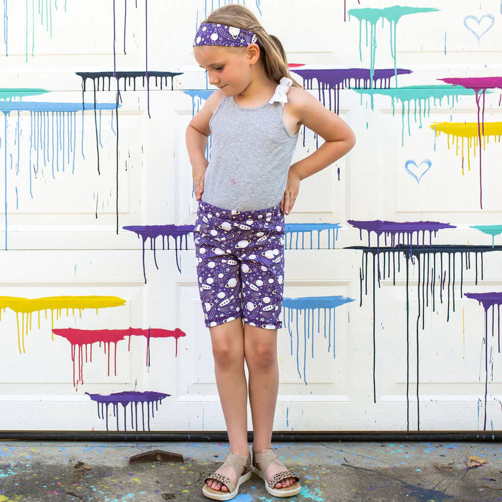 "Majestic Mission" Space Shorts with Pockets