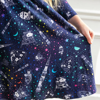 "One Small Step" Apollo Mission Dress with Pockets