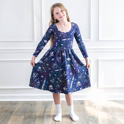 "One Small Step" Apollo Mission Dress with Pockets