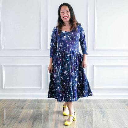 Adult "One Giant Leap" Apollo Mission Dress with Pockets