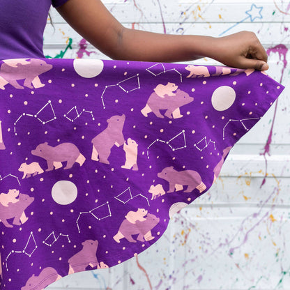 "My North Star" Ursa Major and Minor Super Twirler Dress with Pockets