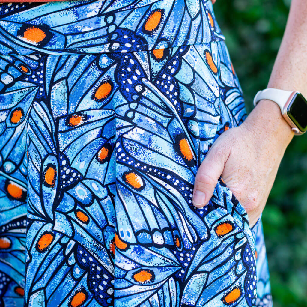 Adult "Ready for My Close Up" Butterfly Wings Skirt With Pockets