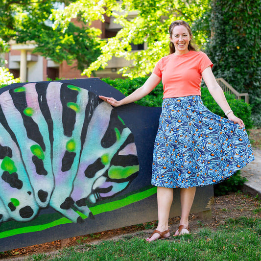 Adult "Ready for My Close Up" Butterfly Wings Skirt With Pockets