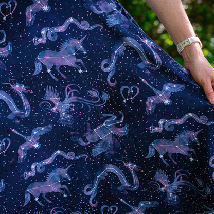 Adult "Dancing with the Stars" Constellations Skirt With Pockets