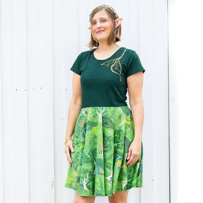 Adult "It Has Pocketses!" HIll Houses Super Twirler Dress with Pockets