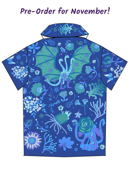 Adult "Beast Mode" Kaiju Monsters Short Sleeve Polo Shirt