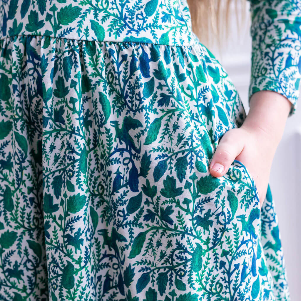 "Once Upon a Vine" Fairy Tale Ivy Dress with Pockets
