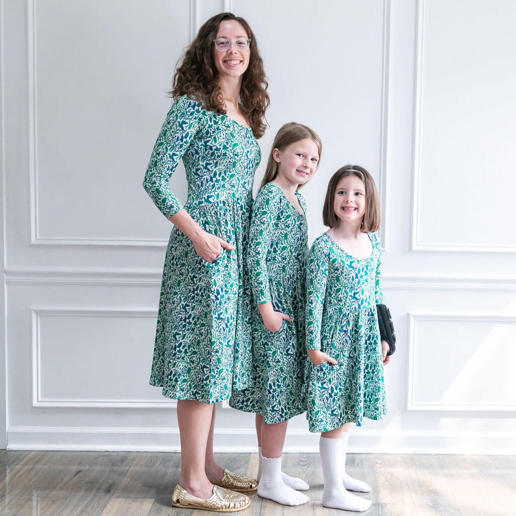 "Once Upon a Vine" Fairy Tale Ivy Dress with Pockets