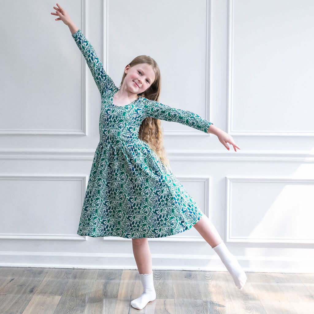 "Once Upon a Vine" Fairy Tale Ivy Dress with Pockets