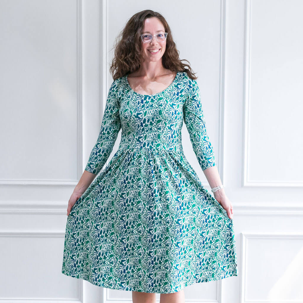Adult "Once Upon a Vine" Fairy Tale Ivy Dress with Pockets