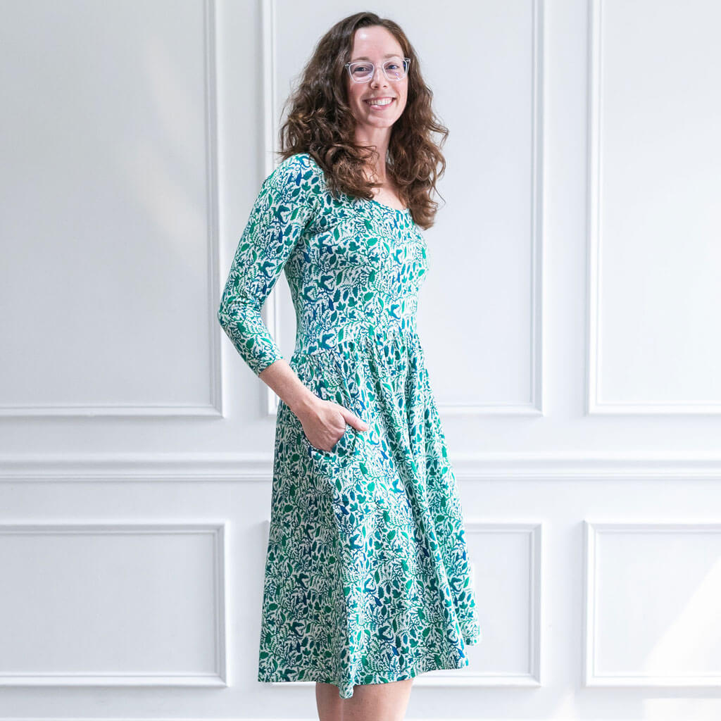 Adult "Once Upon a Vine" Fairy Tale Ivy Dress with Pockets