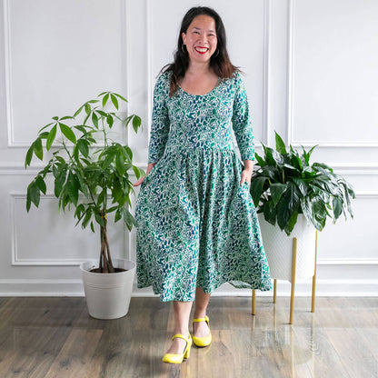 Adult "Once Upon a Vine" Fairy Tale Ivy Dress with Pockets