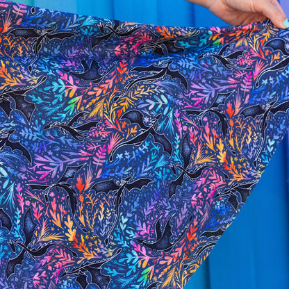 Adult "Autumn Blaze" Dragons Skirt With Pockets