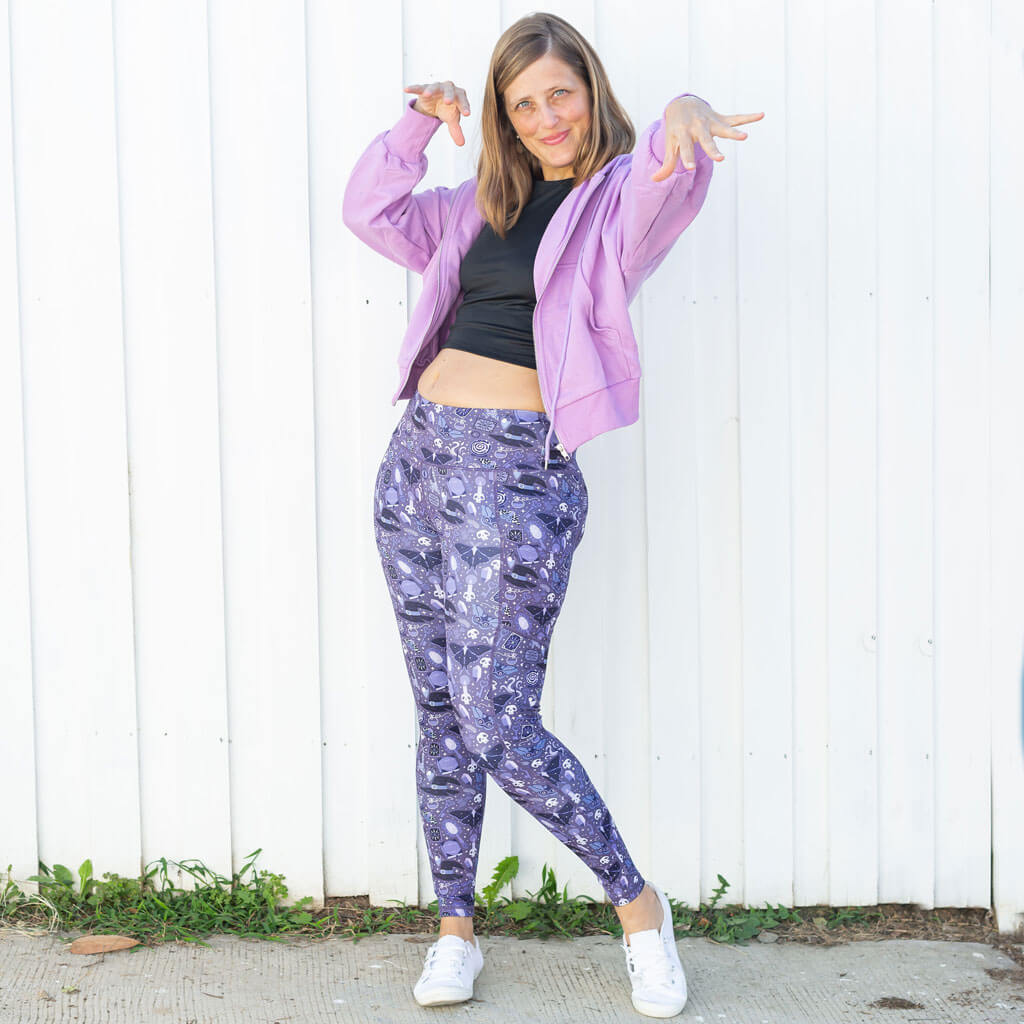 Adult "Witchful Thinking" Magic Leggings with Pockets