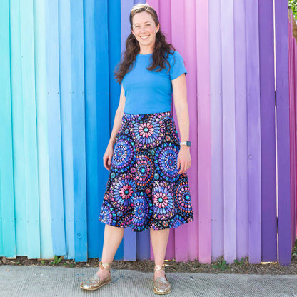 Adult "Windows Upgrade" Stained Glass Skirt With Pockets
