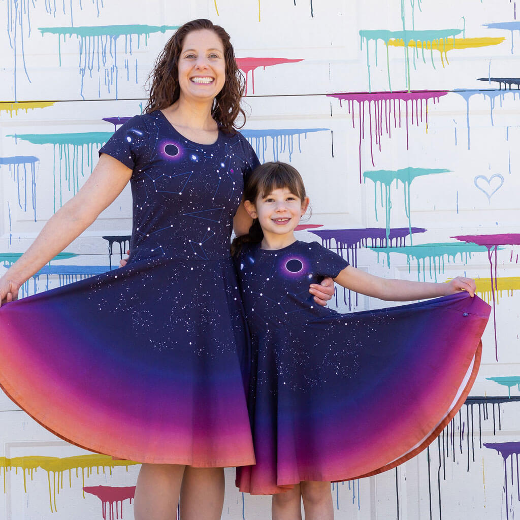 Solar Eclipse Super Twirler Dress with Pockets