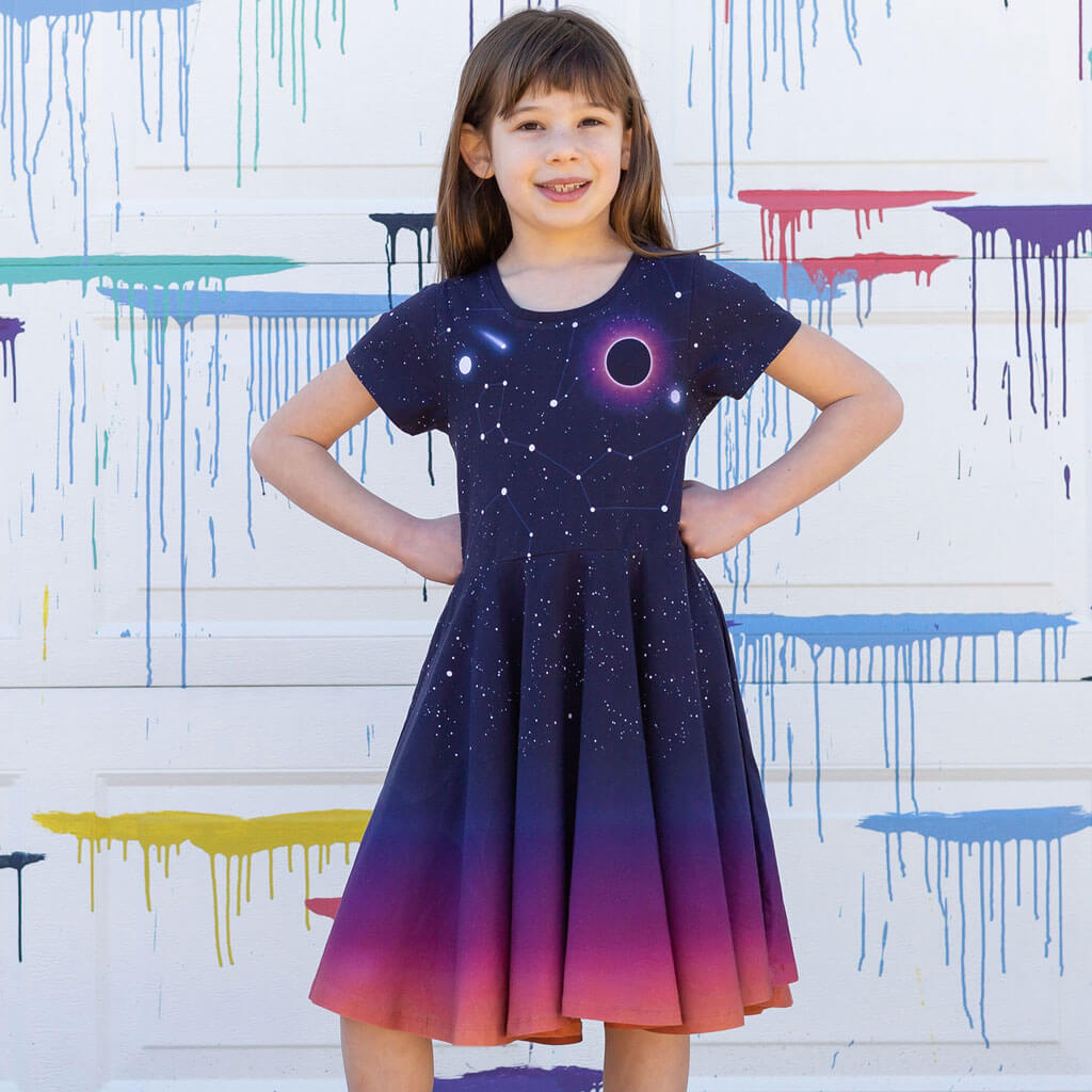 Solar Eclipse Super Twirler Dress with Pockets