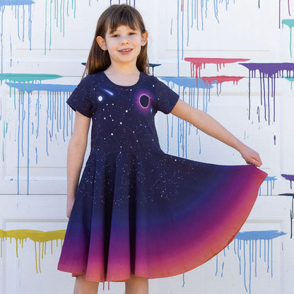 Solar Eclipse Super Twirler Dress with Pockets