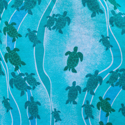 "Current Events" Sea Turtles Polo Short Sleeve Tee