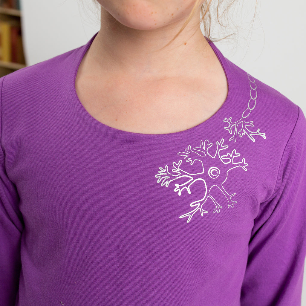 Spinal Neurons Long Sleeve Tunic Shirt