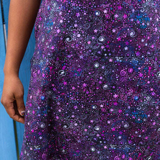 Adult Deep Field Galaxies Sleeveless Dress with Pockets
