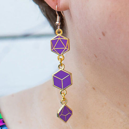 Gaming Dice Earrings