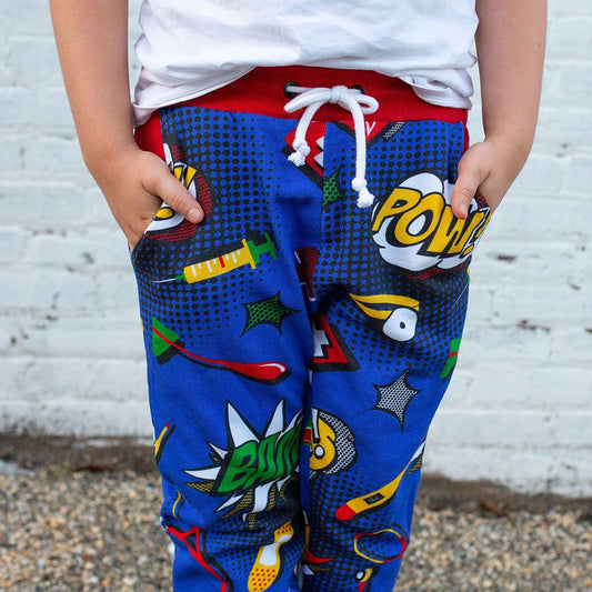 Medical Superheroes Fuzzy Fleece Joggers