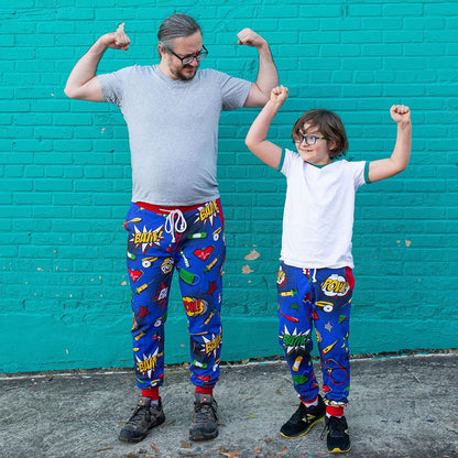 Medical Superheroes Fuzzy Fleece Joggers