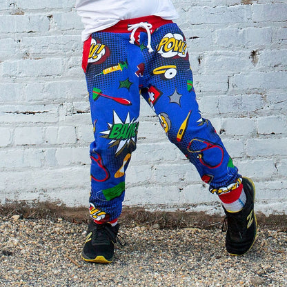 Medical Superheroes Fuzzy Fleece Joggers