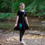 Apollo Moonshot Ballerina Style Short Sleeve Dress